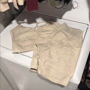 Gymshark Beige Sports Bra